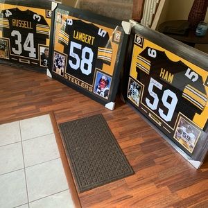 Steel Curtain framed jerseys collection!!